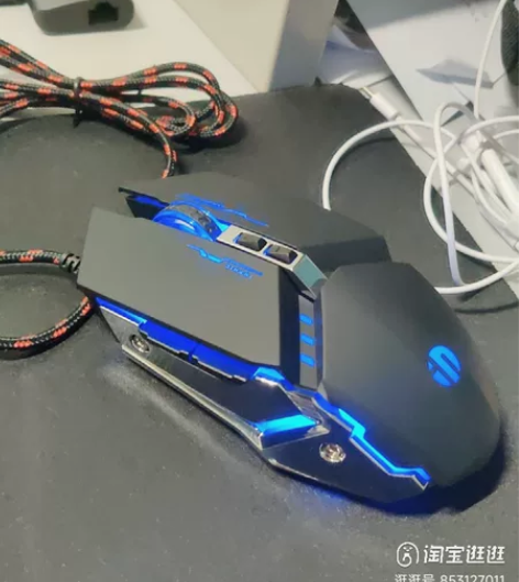 有线鼠标适用联想拯救者y7000笔记本电竞...