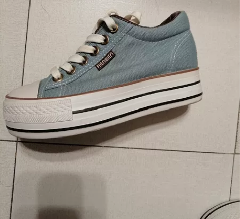 全新人本帆布鞋225码 感兴趣的话点“我想...