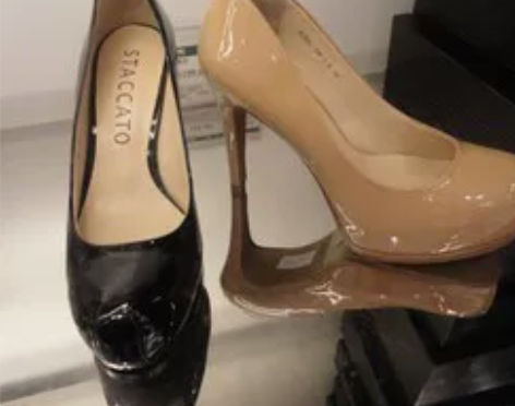 [转卖]思加图气质春款牛皮单鞋 内置防水台...