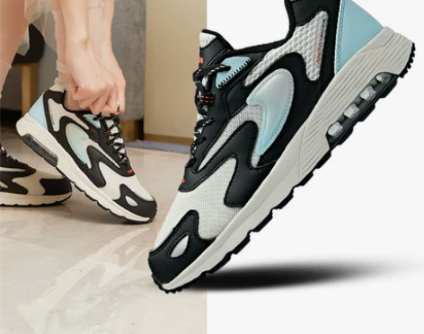 安踏官网旗舰女鞋2020秋季新款气垫跑鞋休...