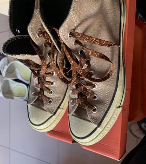 匡威1970s 42.5码 橙色如图 换了...