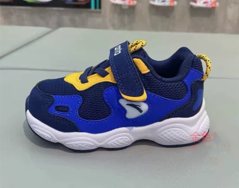 安踏儿童21年冬季新品婴童网面魔术贴运动鞋...