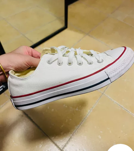 匡威,37.5码,线下店购入,穿过2次!!...