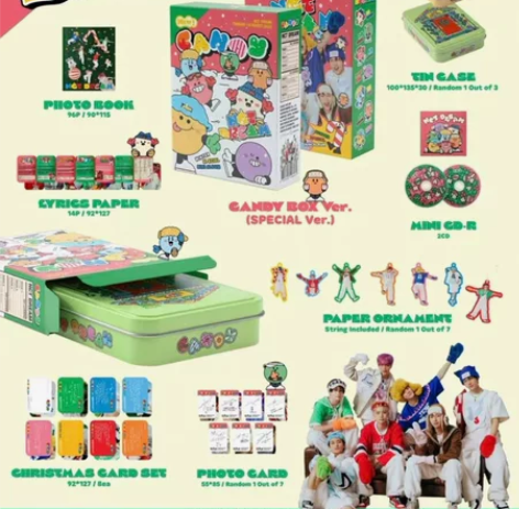 nct dream candy sp版和p...