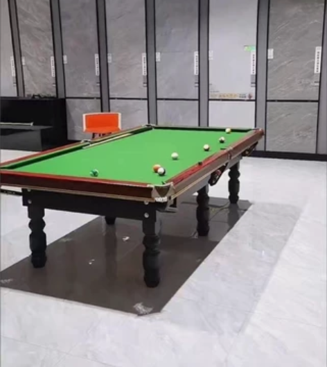 【低价清仓】台球桌球房比赛专用钢库中式黑八...