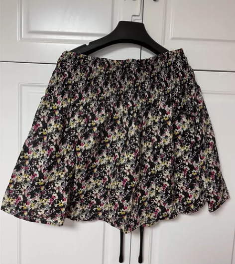 H##amp；amp；M 碎花法式半身裙松...