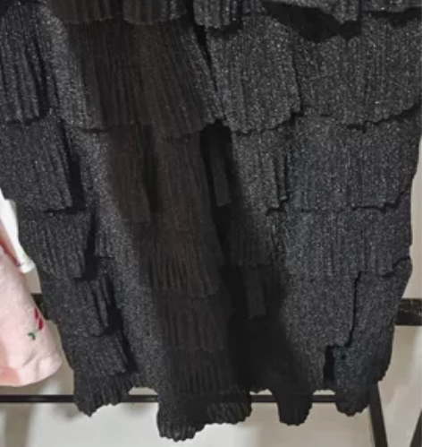 黑色蛋糕裙  全新 未穿过 线下门店买的 ...