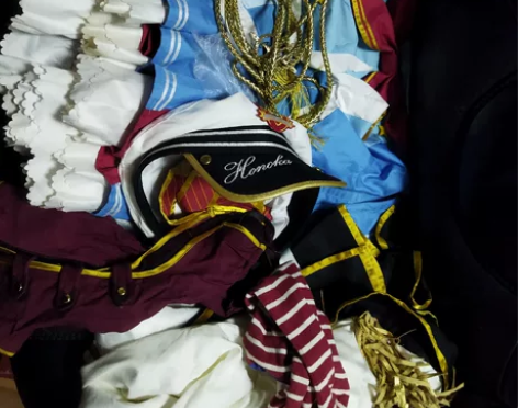 悠窝窝穗乃果海军觉醒 全套衣服配饰无缺件带...