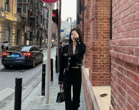 LDTJ高定 超模神裤显瘦长腿喇叭女裤休闲...