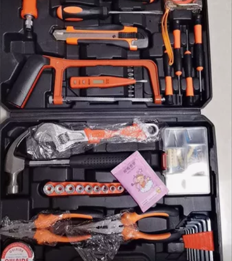 德国欧莱德家用多功能手动五金工具箱套装 疫...