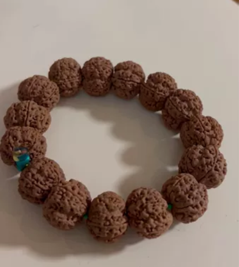 尺寸22，古龙梅花籽，沉手，后期玉化皮质，...