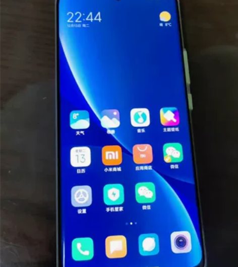 小米12pro 8+128原野绿素皮版，自...