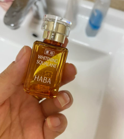 ??HABA 面部精华液 美白精华 鲨烷美...