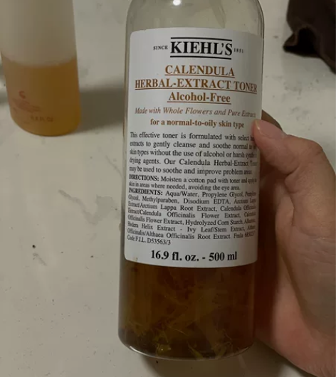 自用化妆水科颜氏金盏花 娇韵诗 无印良品合...