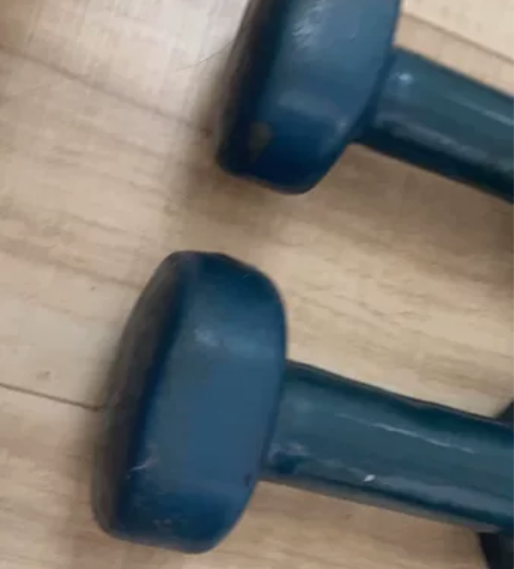 八公斤哑铃一对 50自提,淘宝随便买一对都...