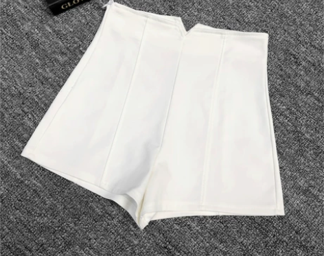 2019春夏季韩版弹力A字阔腿短裤秋女高腰...