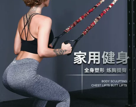 弹力绳弹力带拉力带翘臀力量拉力绳家用胸肌训...
