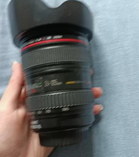 佳能24-105一代镜头 全画幅红圈 镜片...