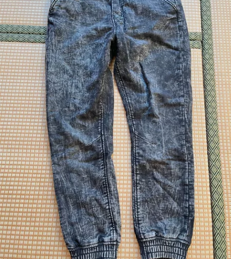 牛仔裤男秋冬季加绒加厚保暖修身直筒男士水洗...