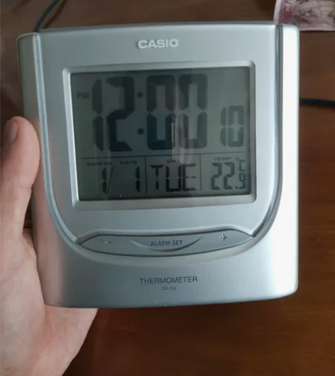 卡西欧电子钟，DQ-745，用了好多年了，...