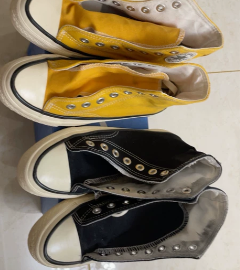 帆布鞋 35码 两双一起出，穿过两三次 感...