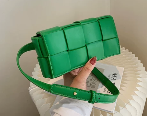 高级感包包女夏百搭网红编织斜挎包 单拍不包...