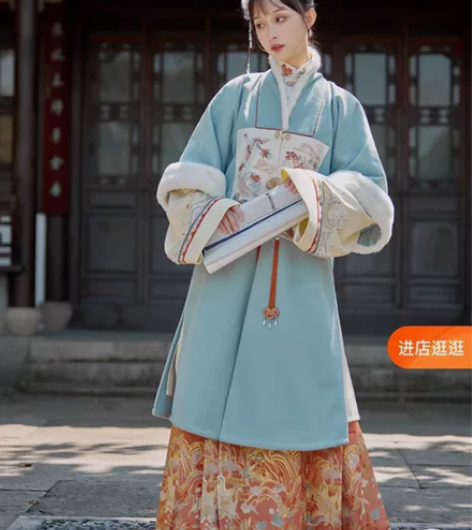 七月夕家的闲置汉服国风大典走秀款 保暖呢料...