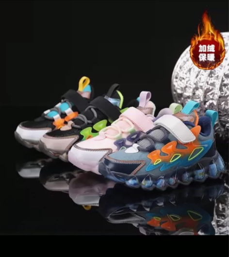 阿童木男女童七龙珠皮面放水跑鞋28~38码...