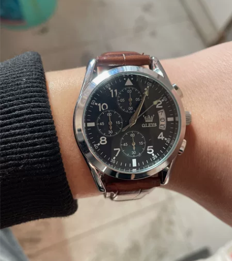 欧利时 OLEVS 手表男 多功能计时 男...