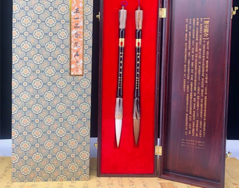 王一品斋笔庄天官牌湖州中华老字号善琏湖笔挥...