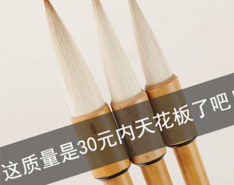 疫情再难都要买的一支好毛笔兼毫书法专用