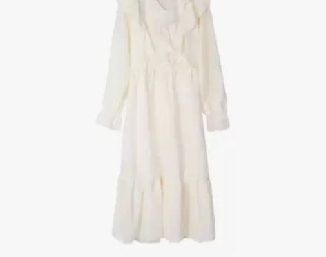 【300万粉丝节】【荷叶裙】气质百搭显瘦连...