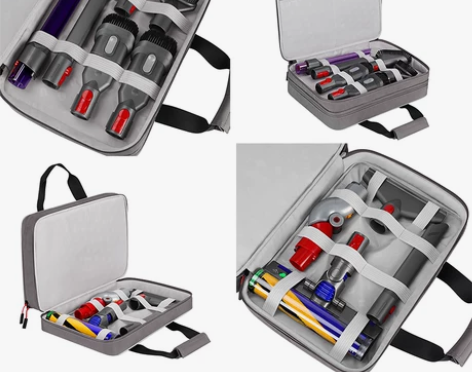 适合戴森吸尘器吸头刷头收纳包整理箱11头装...