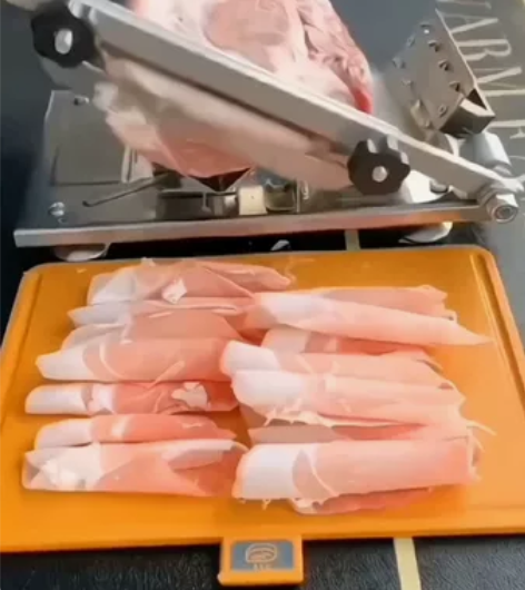 厨具店不干了，剩余几十套家用羊肉卷切片机切...