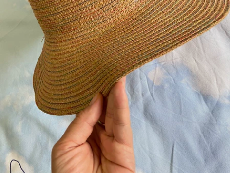 全新正品彩色编织女士夏季海边户外拍照必备草...