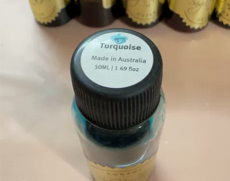 ros 彩墨 墨水 turquoise 余...