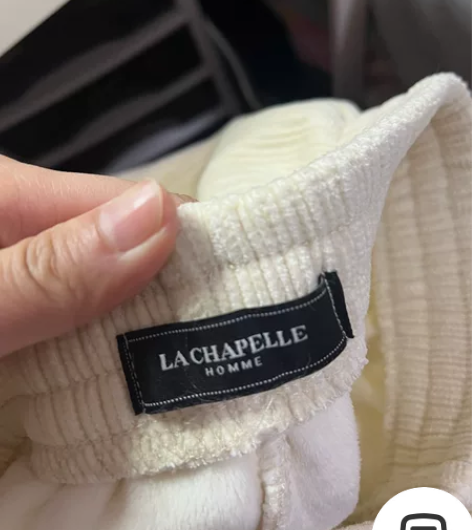 拉夏贝尔雪尼尔裤加绒 m码 全新 感兴趣的...