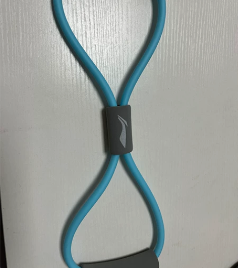 李宁8字拉力器开背开肩部拉伸神器拉力绳弹力...