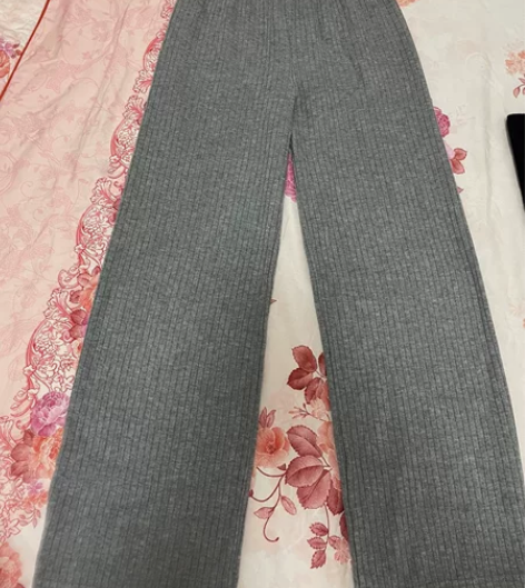 女小个子阔腿裤休闲裤，羊绒面料，好质量的，...