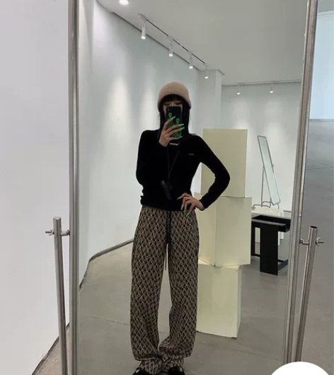 西遇，冬季波普风阔腿裤老爹裤 尺码28，仅...