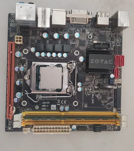 两个主板，有一个好的，一个不开机。带i3-...