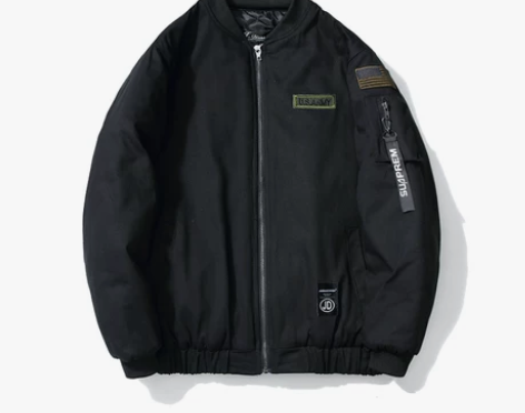 飞行员夹克潮流棉衣男韩版军事迷彩服工装空军...