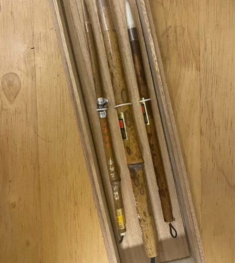 日本回流，熊野毛笔、全新带原盒三支、分别有...