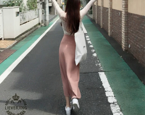 春季新款半身裙长裙2019新款不规则大摆裙...