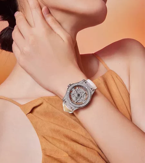 DAVENA蒂玮娜时来运转五芒星手表女款满...