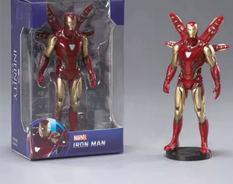 中动钢铁侠蜘蛛侠漫威雷神mk85美队战争机...