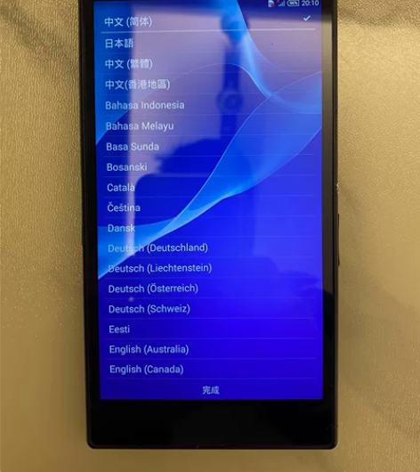 SONY XL39h智能大屏手机,正常开机...