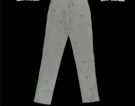 Chanel刺绣字母牛仔裤 Size：40...