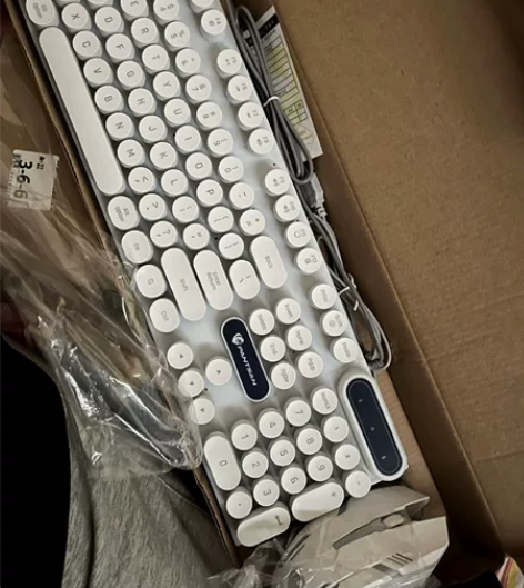 键盘鼠标套装机械手感游戏台式机笔记本通用电...