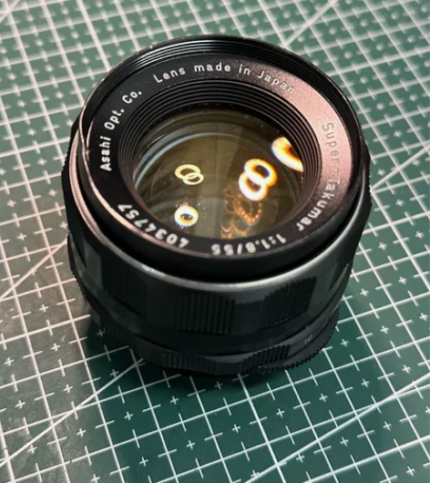 【瑕疵处理】宾得M42 55 1.8太苦玛...